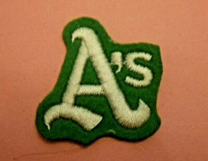 Oakland Athletics Cap Logo Green and White MLB Baseball New Iron-On Patch - Picture 1 of 1