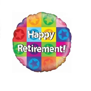 Globo de aluminio Happy Retirement de 18 pulgadas decoración de fiesta de jubilación - Imagen 1 de 1