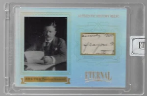 Tarjeta del presidente Teddy Roosevelt 2024 corte eterno celebridades documento #/d 06/50 - Imagen 1 de 4