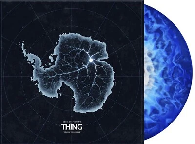 The Thing - Original Score (Soundtrack) Trapped Under The Ice Blue Vinyl LP - Image 1 of 3