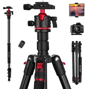 -R+T Trépied pour Appareil Photo de Voyage Portable en Alliage de magnésium a... - Zdjęcie 1 z 8
