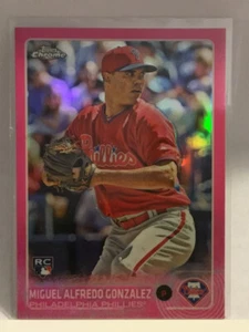 2015 TOPPS CHROME MIGUEL ALFREDO GONZALEZ ROOKIE REFRACTOR #131 PHILLIES MSK - Picture 1 of 2