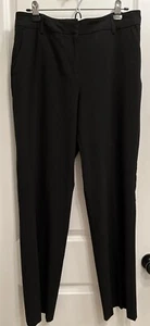 Ninety Womens Black Wide Leg Stretch Dress Pants Size 12 - Picture 1 of 8