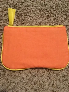 Ipsy Glam Bag ONLY Orange Make Up Bag Small - Picture 1 of 3