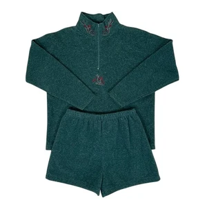 Conjunto Corto Pullover Victoria's Secret Country Polar Cuarto Cremallera Cottagecore Pequeño - Imagen 1 de 14