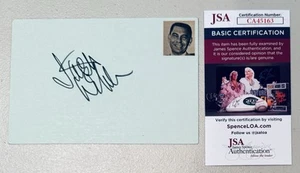 Jack Webb Signed Autographed 4x6 Card JSA Cert Dragnet - Picture 1 of 1