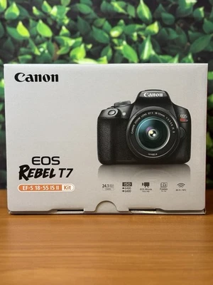 -NUEVO- Cámara Canon EOS Rebel T7 DSLR con kit de lente de 18-55 mm - Sensor CMOS de 24,1 MP Foto 1 de 4