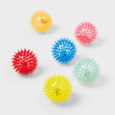 6ct Light-Up Spiky Ball - Spritz: Multicolor Party Favor Toys for Kids,  - Изображение 1 из 4