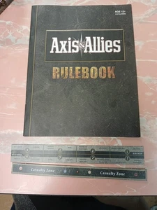 AXIS & ALLIES Spring 1942 Replacement Rules Battle & Casualty Strips Pieces Lot - Foto 1 di 3