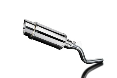 Escape Delkevic Deslizable con Silenciador Redondo de Acero Inoxidable de 8" para KLX300 Foto 1 de 4