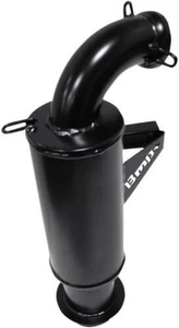 BikeMan Performance 02-321PL Powder Lite Muffler 241-01433P Black - Picture 1 of 3