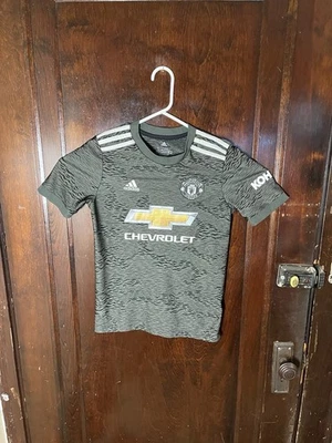 Camiseta de fútbol Manchester United 2017, talla juvenil mediana (11-12 años) negra Foto 1 de 4
