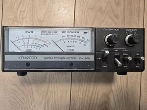 KENWOOD SW-200 SWR et compteur de puissance HF 1,8-30 MHz 50 ohms radio amateur testeur vintage - Photo 1/6