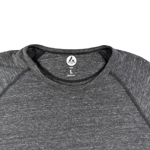 Camisa American Giant Para Hombres Grande Gris Manga Larga Cuello Redondo Camiseta Atlética EE. UU. - Imagen 1 de 7