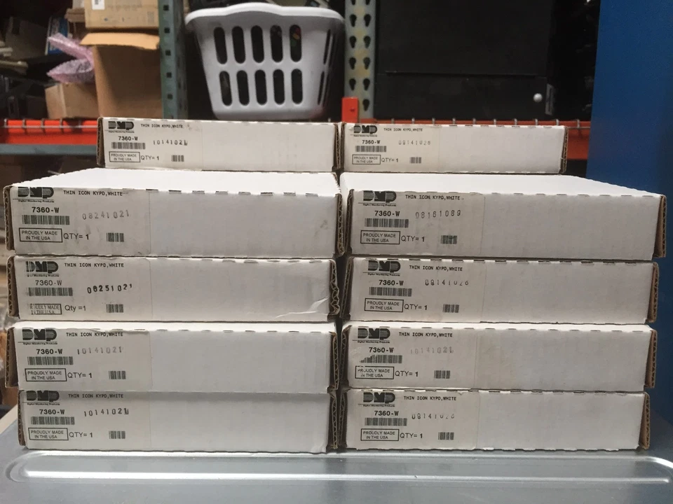 DMP 7360-w 7360 Thinline Icon Keypad White XT Command Processor Panel