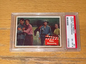 1956 Topps Bubbles Elvis Presley Series #51 PSA 6 Happy Homecoming - Picture 1 of 2