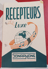 ancien catalogue publicitaire radio recepteurs sonaphone