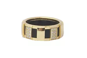 Authentic Chaumet 40 Diamond Class One 18k Yellow Gold Ring Sz 50 - Picture 1 of 7