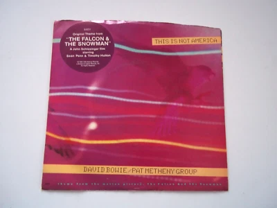 DAVID BOWIE, PAT METHENY GROUP This Is Not America 45 RPM Record  7" Single 1985 - Image 1 of 4