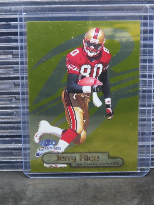 1998 Fleer Brilliants Jerry Rice Gold Medallion #60/99 #60G 49ers Q399