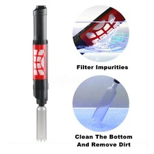 Electric Aquarium Clean Vacuum Water Change Gravel Cleaner Fish Tank      U1