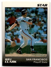 1989 STAR WILL CLARK SAN FRANCISCO GIANTS #9
