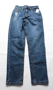Evsie Girls High Waisted Full Length Skinny Jeans AC2 Medium Wash Size 8 NWT - Picture 1 of 4