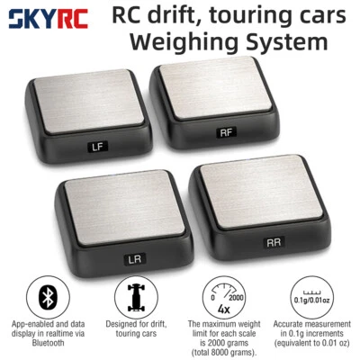 SKYRC Corner Weight System RC Car Balancing Scale Kit für 1/8 1/10 1/12 RC Car - Image 1 of 4