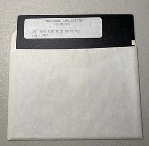 Vintage 249 Amy’s First Primer For The PCjr DOS IBM 5.25” Freeware Unlimited - Picture 1 of 3