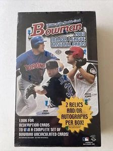2003 BOWMAN Jumbo Baseball Cards - Factory Sealed Hobby Box - Picture 1 of 3