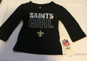NFL Team Apparel New Orleans Saints Infant(18m) Long Sleeve Top - Picture 1 of 5