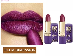 AVON True Color Holiday CollectionLove&Glam Velvet Luminosity #PLUM DIMENSIONX 2 - Picture 1 of 1