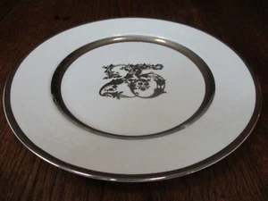 VTG MIKASA FINE CHINA 25th SILVER ANNIVERSARY 11" PLATE FLORAL DESIGN, JAPAN-E - Picture 1 of 12