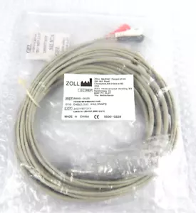 CABLE ECG DE 3 PULGADAS 3LD AHA BROCHES DE PRESIÓN REF# 8000-0025 - Imagen 1 de 3