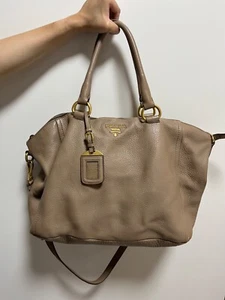 Prada leather sling bag, beige. Good condition. - Picture 1 of 5