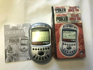 World Series of Poker Electronic Texas Hold' Em Handheld Game by Excalibur - Picture 1 of 2