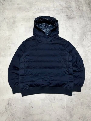 Nanamica Japan Down Puffer Hoodie Wool Jacket Man Blue Size L - Image 1 of 4