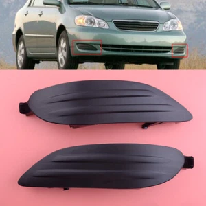 Fog Light Cover Set Left & Right Fit For Toyota Corolla 2005 2006 2007 2008 - Picture 1 of 6