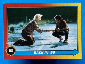 1989 Topps Back to the Future Part II Back in '55 #58