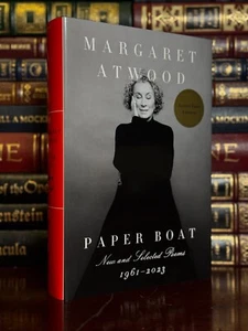 Paper Boat MARGARET ATWOOD SIGNED New Poems Hardback 1st Edition First Printing - Picture 1 of 5