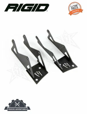 Montaje doble pilar A Rigid Industries 40335 para Wrangler 07-18 (JK) Foto 1 de 4