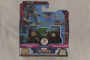 Marvel Minimates Roadworn Hero Thor & Civilian Loki Action Figure Ragnarok - Picture 1 of 2