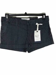American Rag Short Women Size 9 New With Tags Black With Polka Dots - Picture 1 of 6