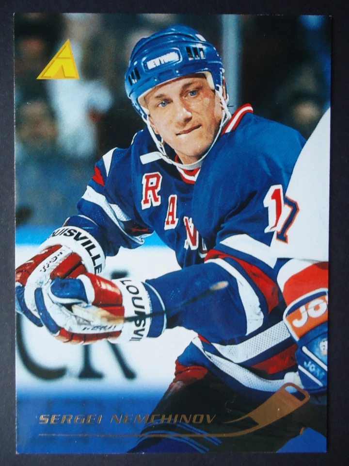 NHL 152 Sergei Nemchinov New York Rangers Pinnacle 1995/96 (6,4 x 8,9) - Image 1 of 1