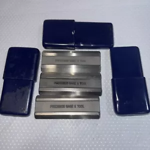 PRECISION GAGE & TOOL Stainless Steel Fineness of Grind Gage Scraper Lot - Picture 1 of 10