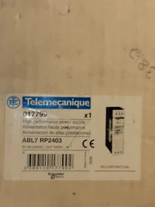 TELEMECANIQUE ABL7 RP2403 POWER SUPPLY IN 100-240VAC OUT 24VDC 3A NEW FREE SHIP - Picture 1 of 6