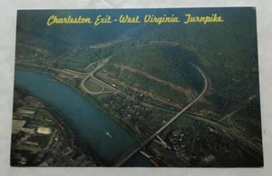 Charleston Exit - West Virginia Turnpike. Postcard (C2) - Picture 1 of 2