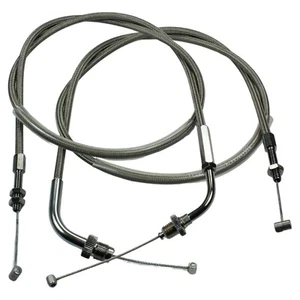 Gaszug + Rückholzug - Stahlflex - Honda VT 600 Shadow → Original-Länge - Imagen 1 de 2