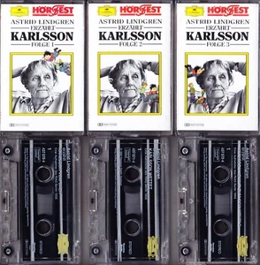 3 x MC Astrid Lindgren erzählt Karlsson vom Dach / Karlsson wettet - DGG Topzust - Imagen 1 de 4