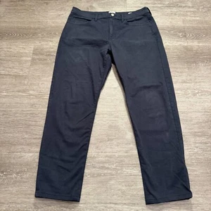 Flint Tinder Pants Mens 33 Blue Chino Straight Fit Casual 33x27 Preppy Cotton - Picture 1 of 15